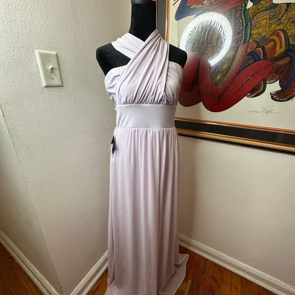 Whbm Elegant Lavender Evening Gown Convertible